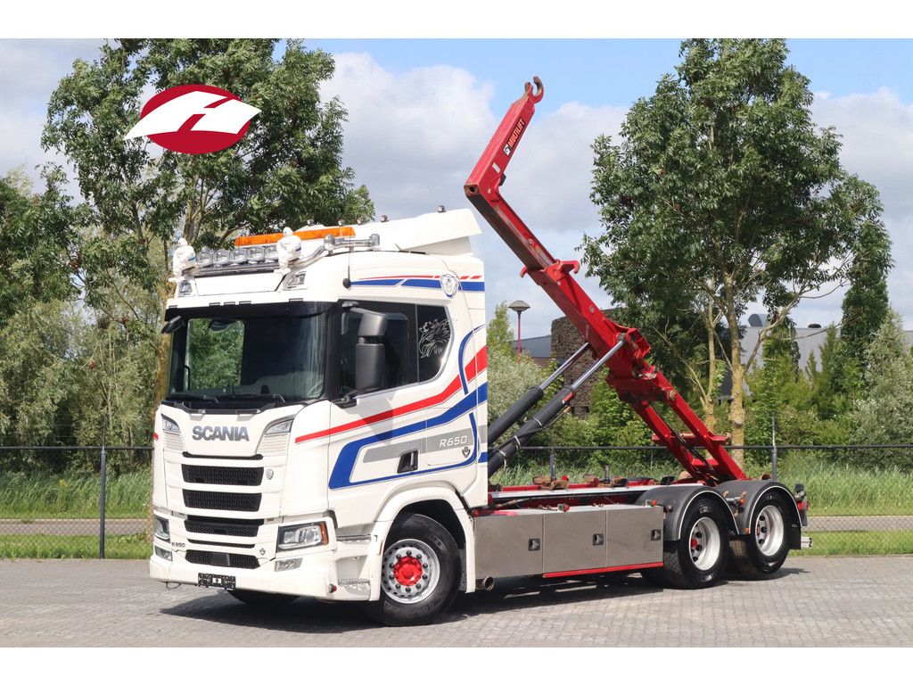 Scania R650 V8 NGS | 6X2 | HIAB HOOK | RETARDER | EURO 6