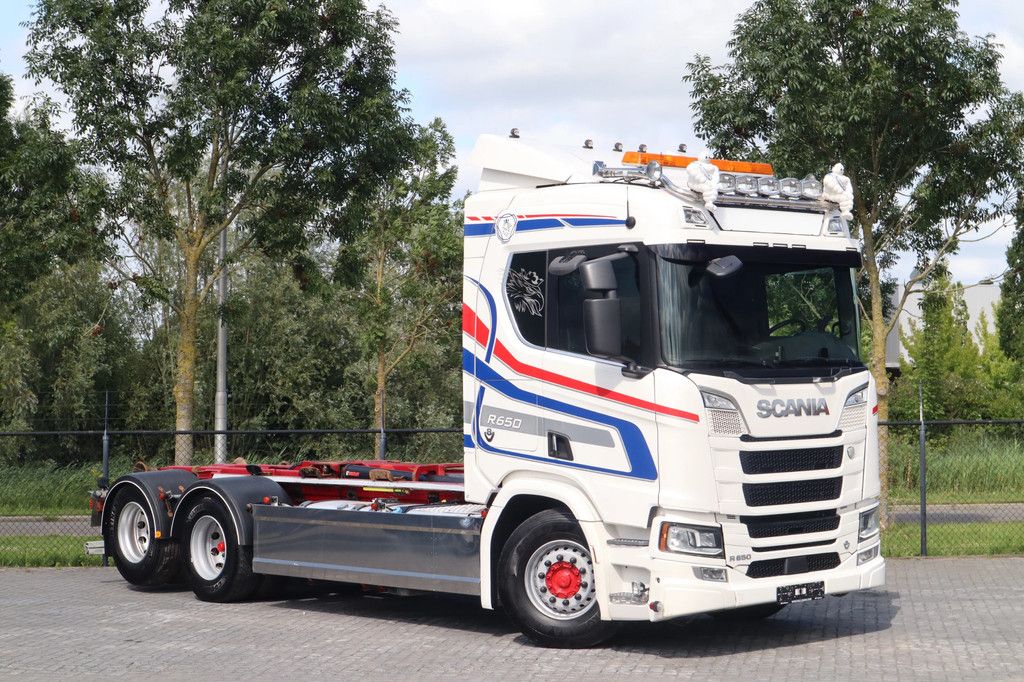 Scania R650 V8 NGS | 6X2 | HIAB HOOK | RETARDER | EURO 6