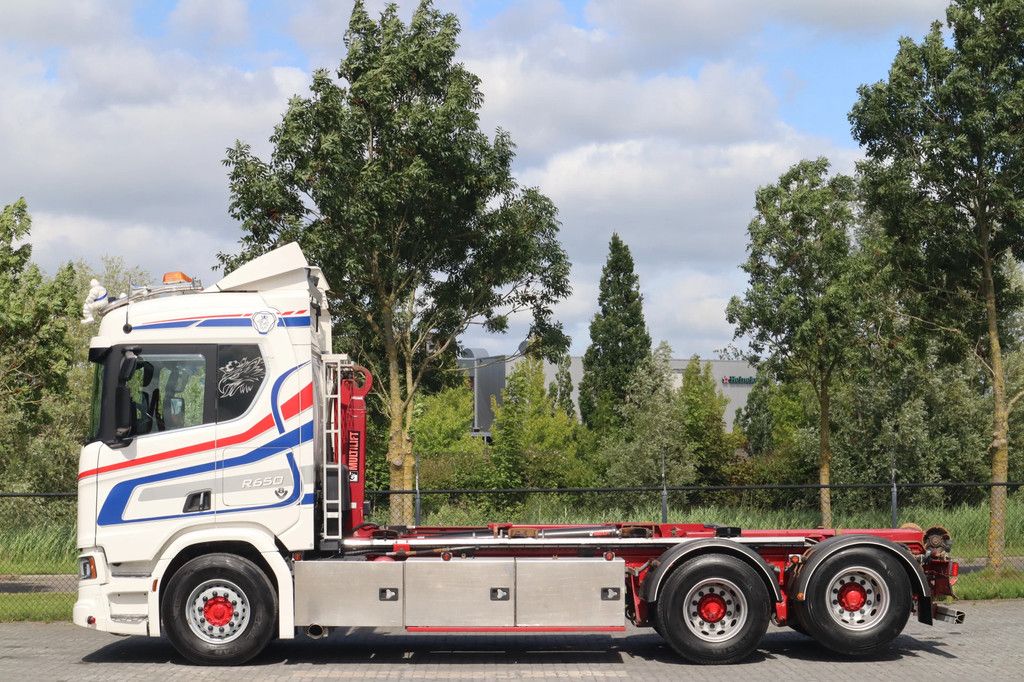 Scania R650 V8 NGS | 6X2 | HIAB HOOK | RETARDER | EURO 6