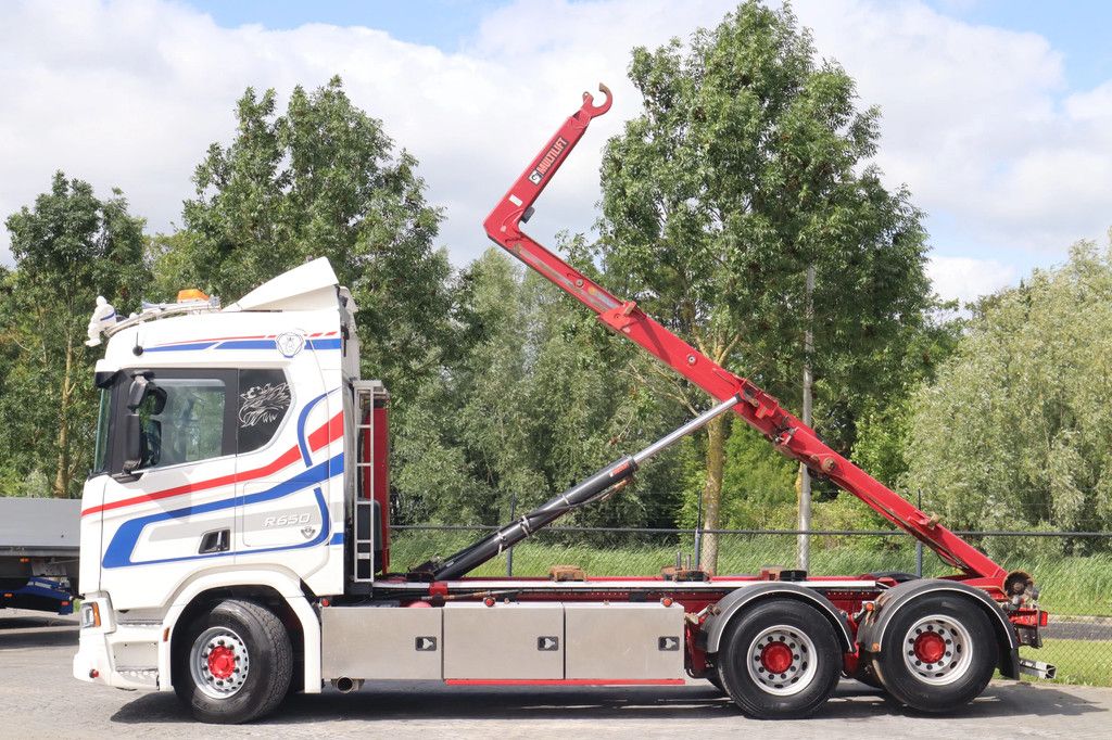 Scania R650 V8 NGS | 6X2 | HIAB HOOK | RETARDER | EURO 6