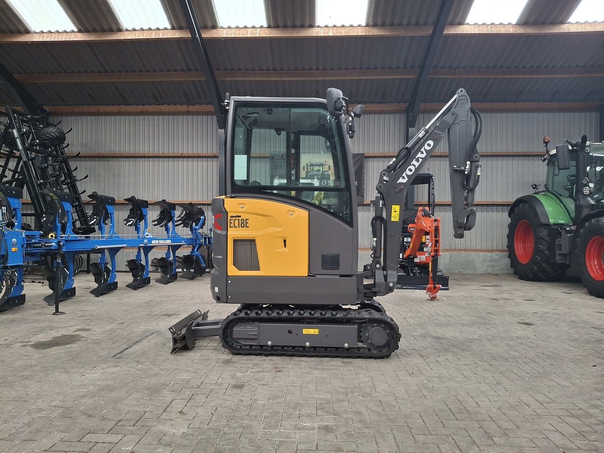 Volvo EC18E, minigraver, minikraan, BJ2025, 2 stuks, Nieuw!