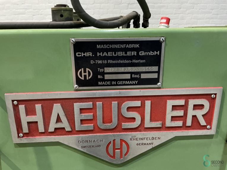Plaatwalsen Haeusler VRM HY L2500x10mm 2005