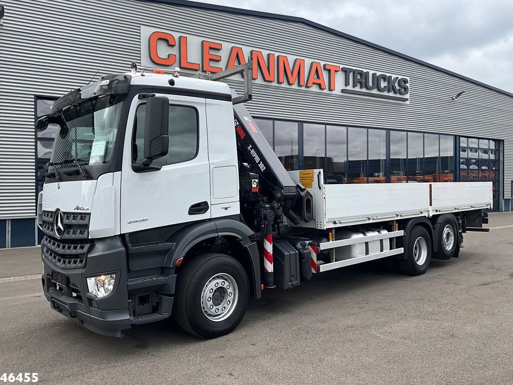 Mercedes-Benz Arocs 2536 Euro 6 Hiab 30 Tonmeter laadkraan