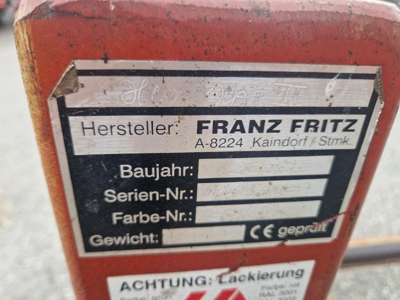 Fritz Ballengabel mit hydraulischer Breitenverstellung
