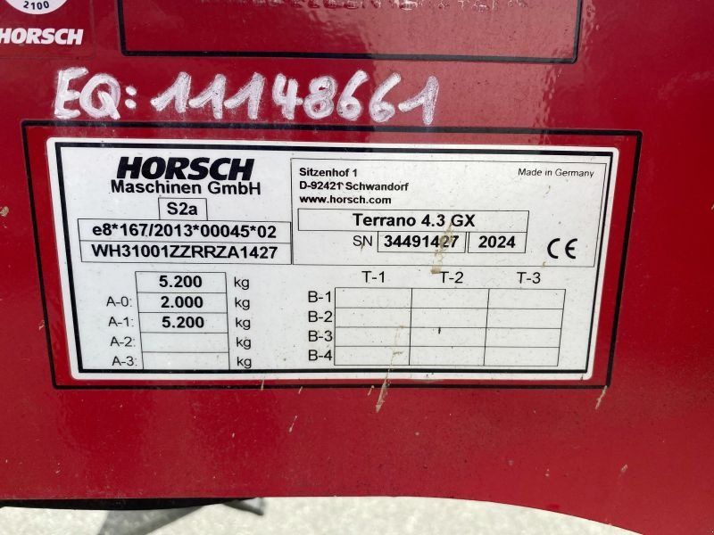 Horsch TERRANO 4.3 GX