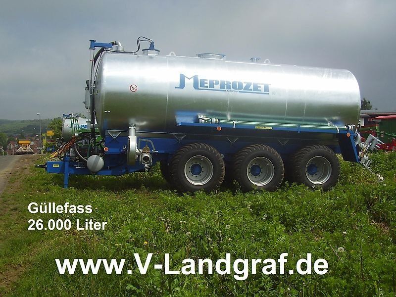 Meprozet PN 240 Güllefass 24.000 L Tridem 700/50-26,5 Nachllenkung