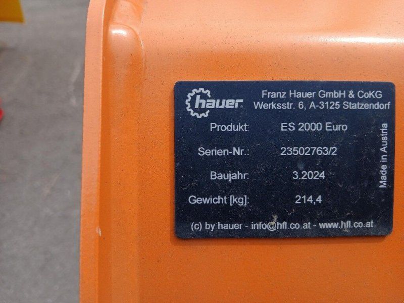 Hauer Erdschaufel 2000 POM-C SW-Euro