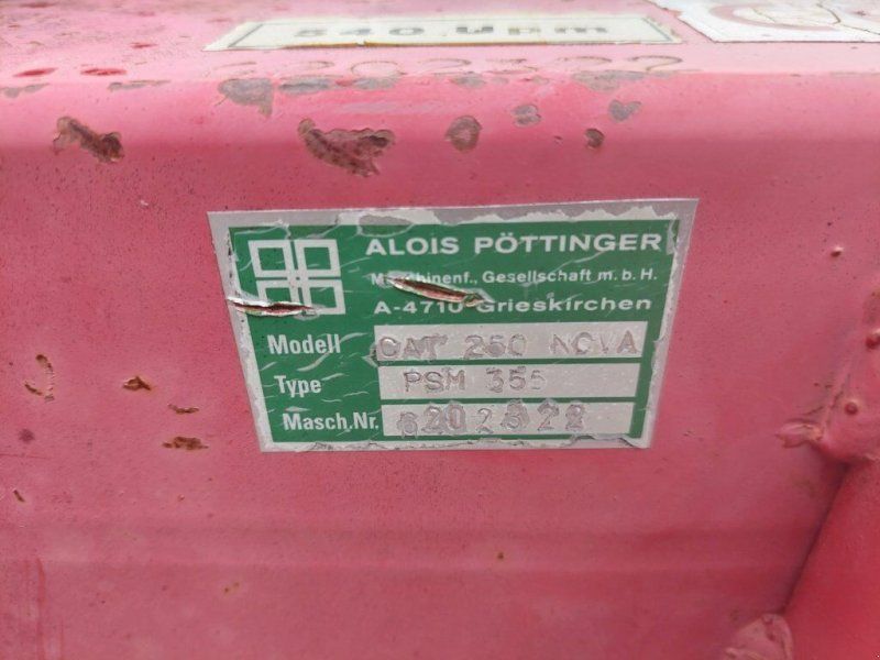 Pöttinger Heck Scheibenmähwerk CAT 250 Nova