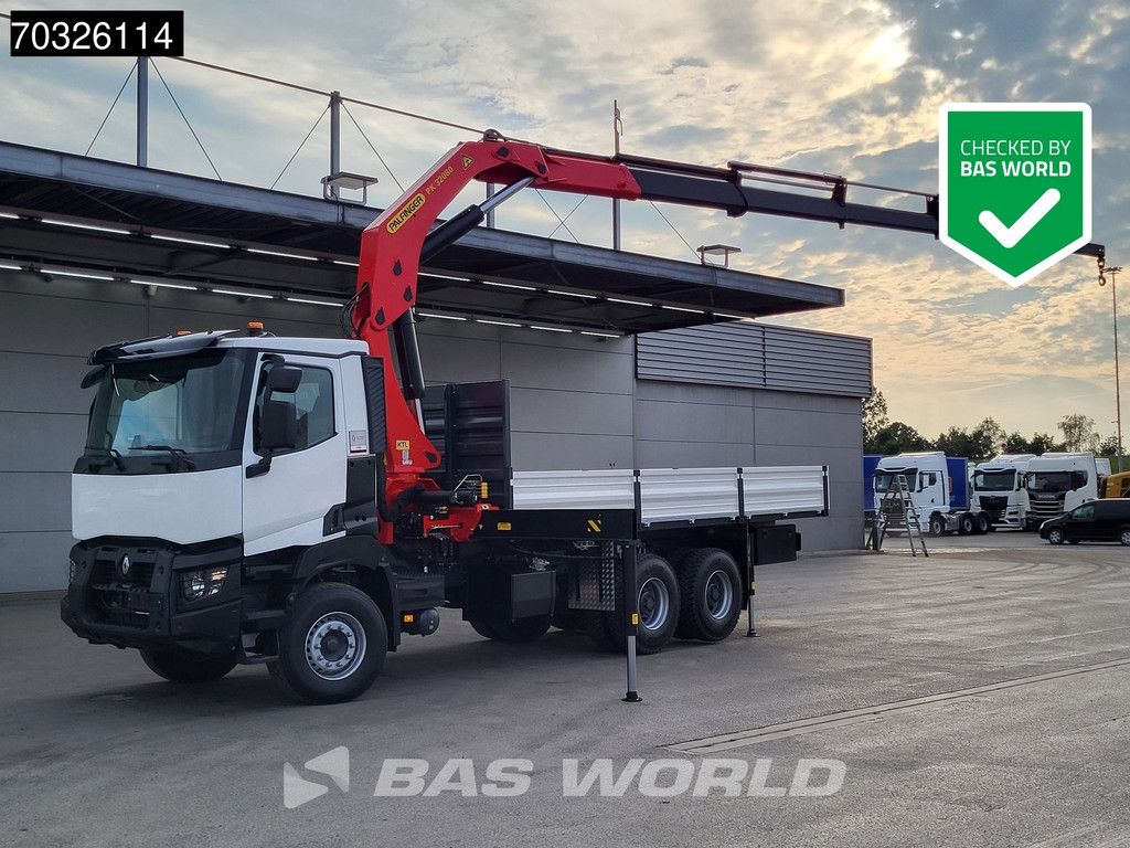 Renault K420 6X4 NEW! EURO 3 Palfinger PK32080 Remote 5x Extensions Full Steel