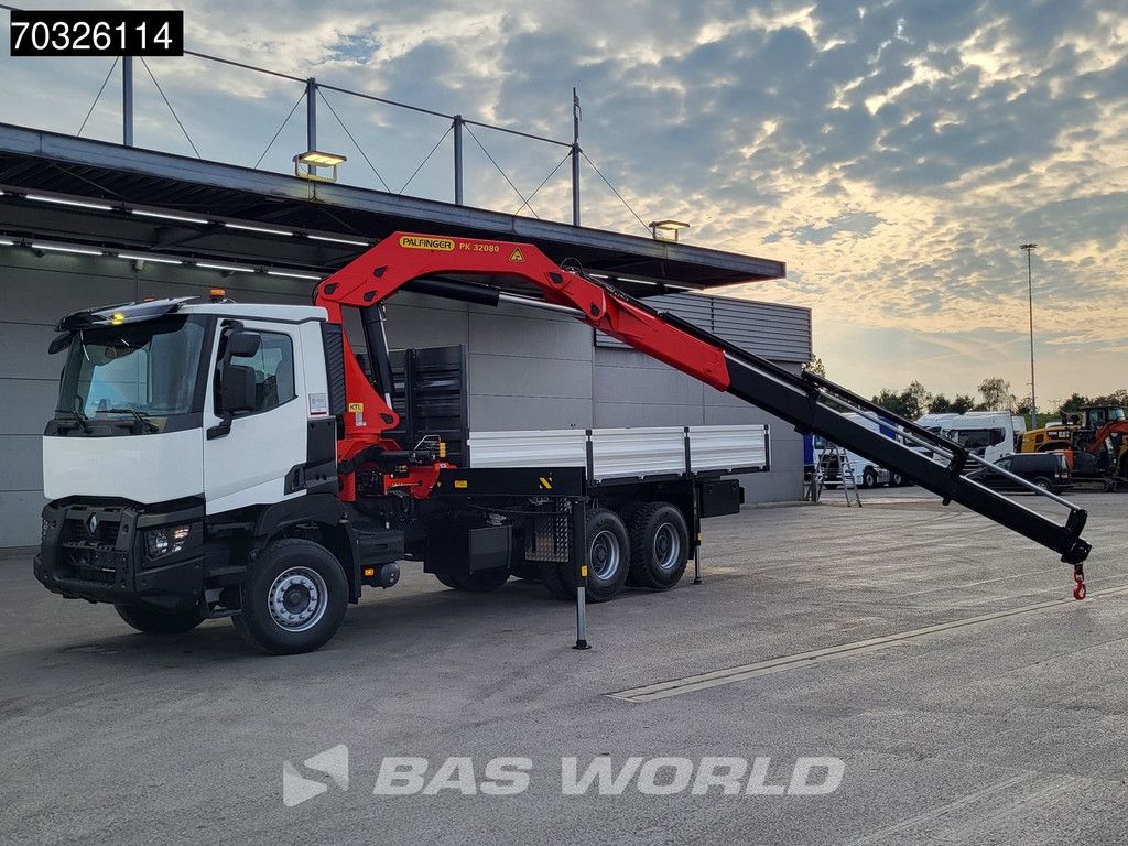 Renault K420 6X4 NEW! EURO 3 Palfinger PK32080 Remote 5x Extensions Full Steel