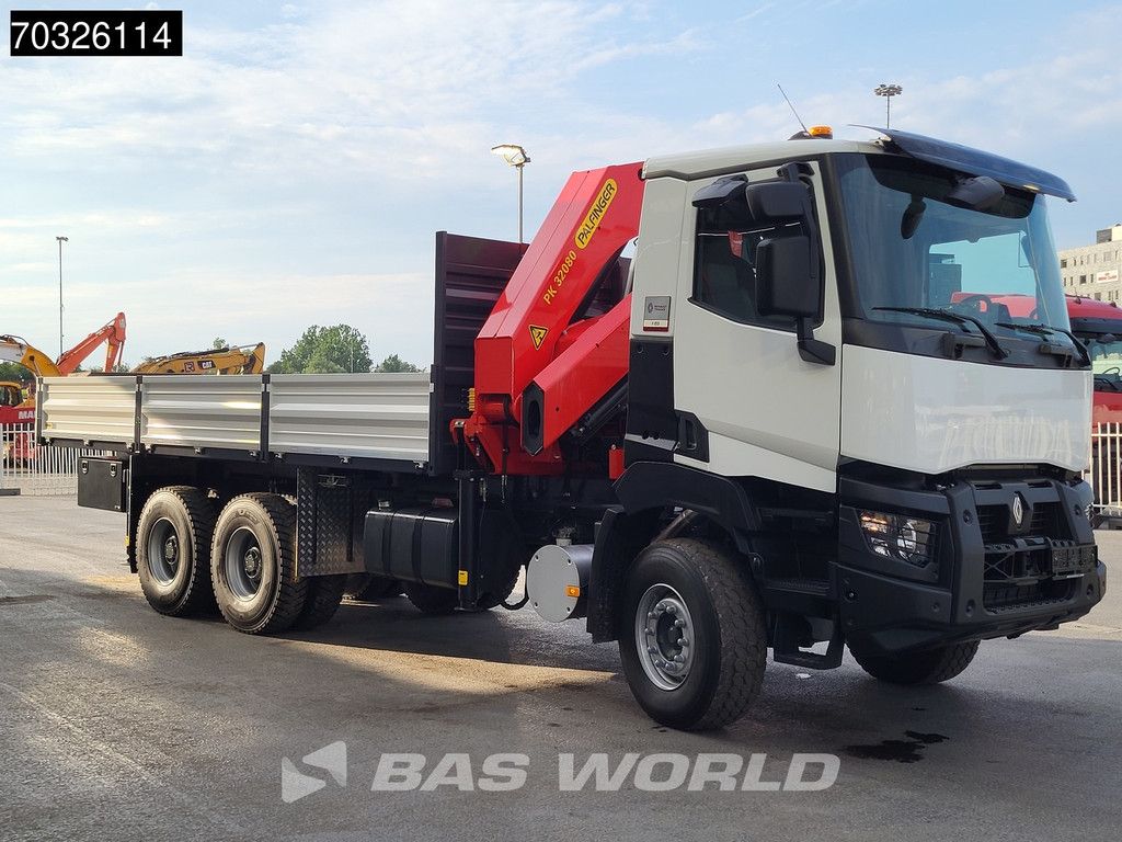 Renault K420 6X4 NEW! EURO 3 Palfinger PK32080 Remote 5x Extensions Full Steel