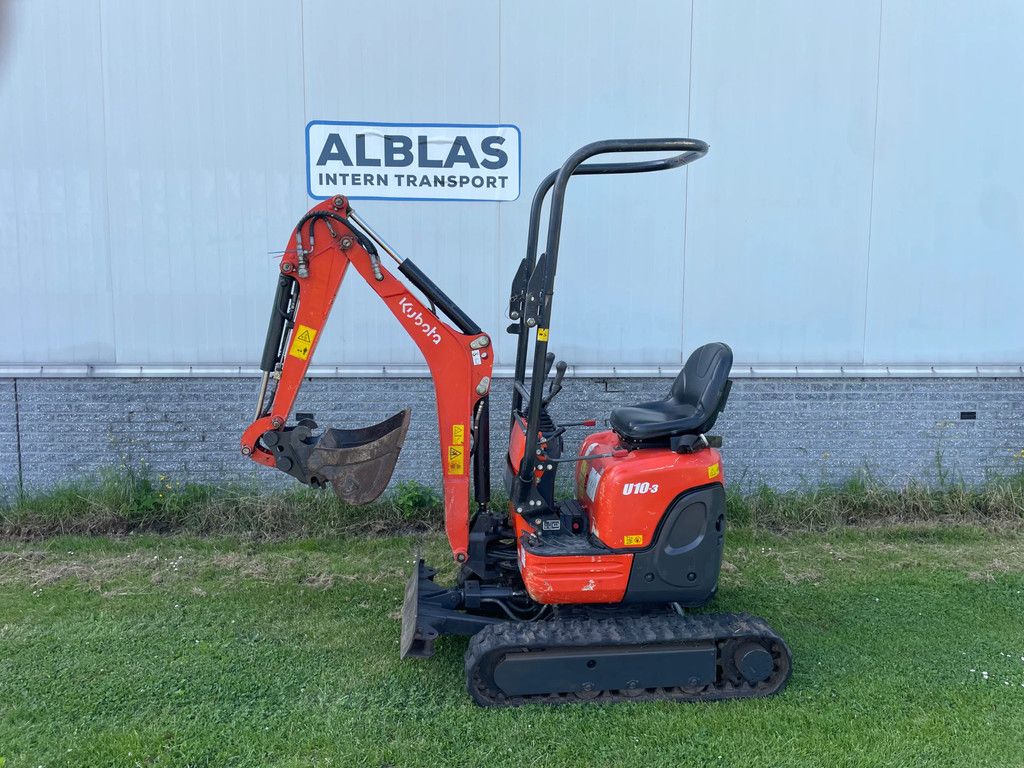 Kubota U10-3 minigraafmachine hydraulische wissel