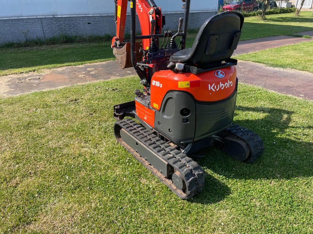 Kubota U10-3 minigraafmachine hydraulische wissel