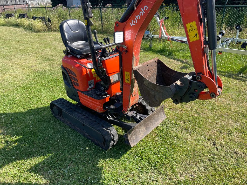 Kubota U10-3 minigraafmachine hydraulische wissel