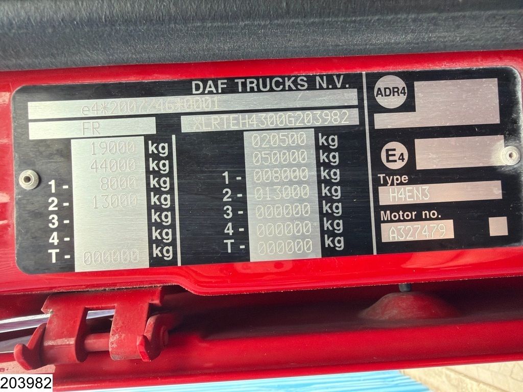 DAF XF 480 Euro 6, retarder, PTO, hydraulics