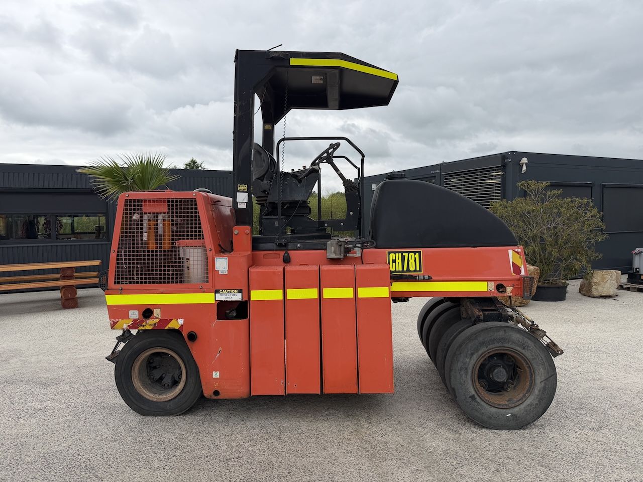 Dynapac CP142 Bandenwals