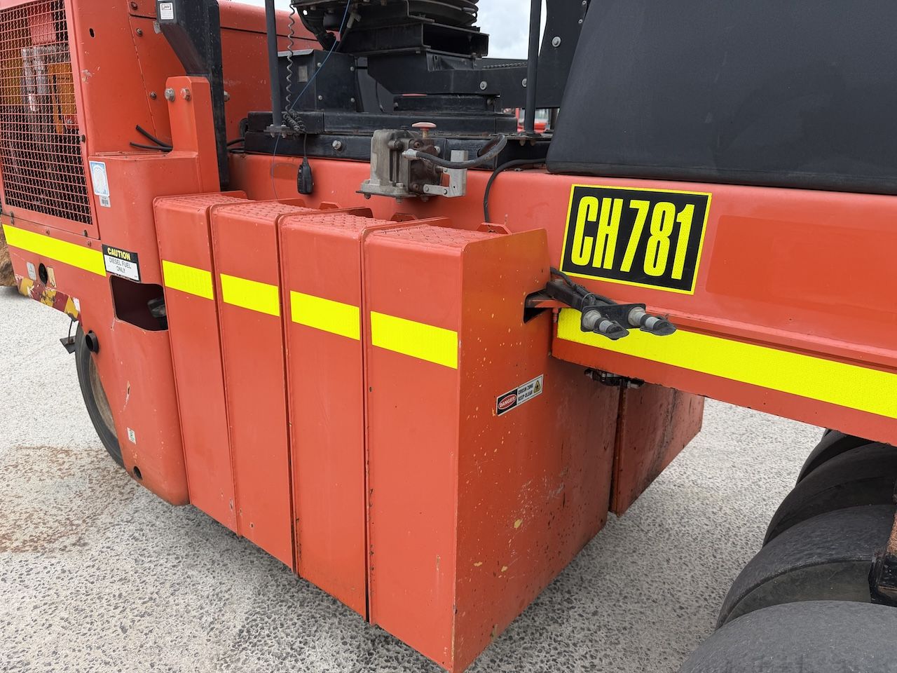 Dynapac CP142 Bandenwals