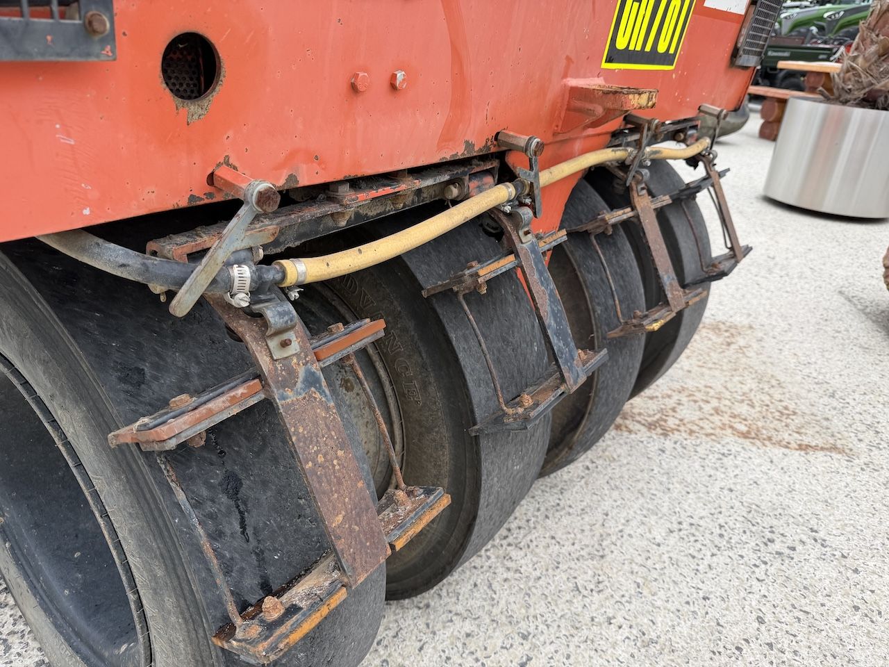 Dynapac CP142 Bandenwals