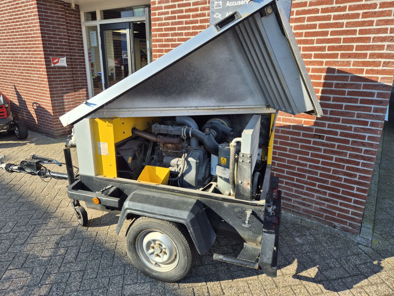 Mobiele luchtcompressor Atlas Copco