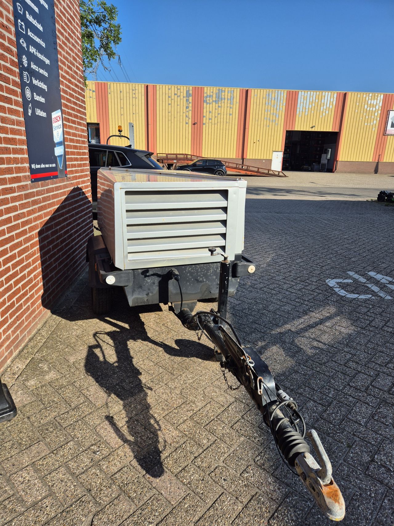 Mobiele luchtcompressor Atlas Copco