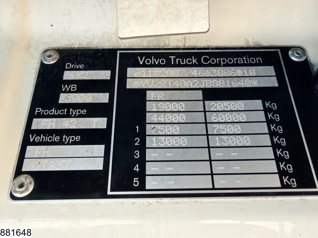 Volvo FH 500 Euro 6, retarder, Standairco , PTO, hydraulics