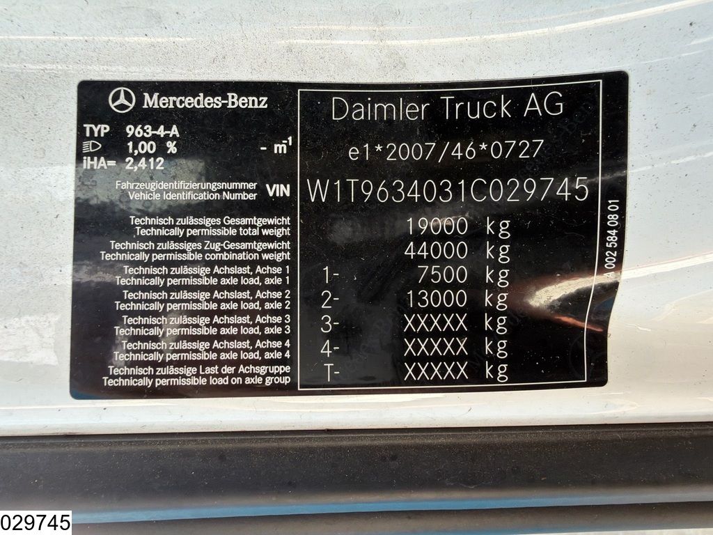 Mercedes Actros 1845 EURO 6