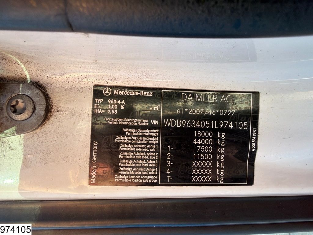 Mercedes Actros 1843 EURO 6, Lohr, Combi, Retarder, Standairco
