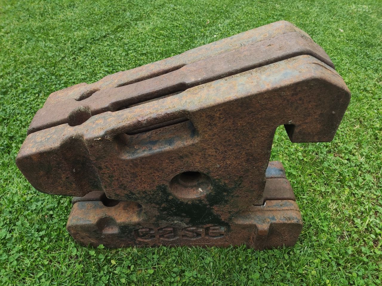 3 David Brown frontgewichten (40 kg. / stuk)