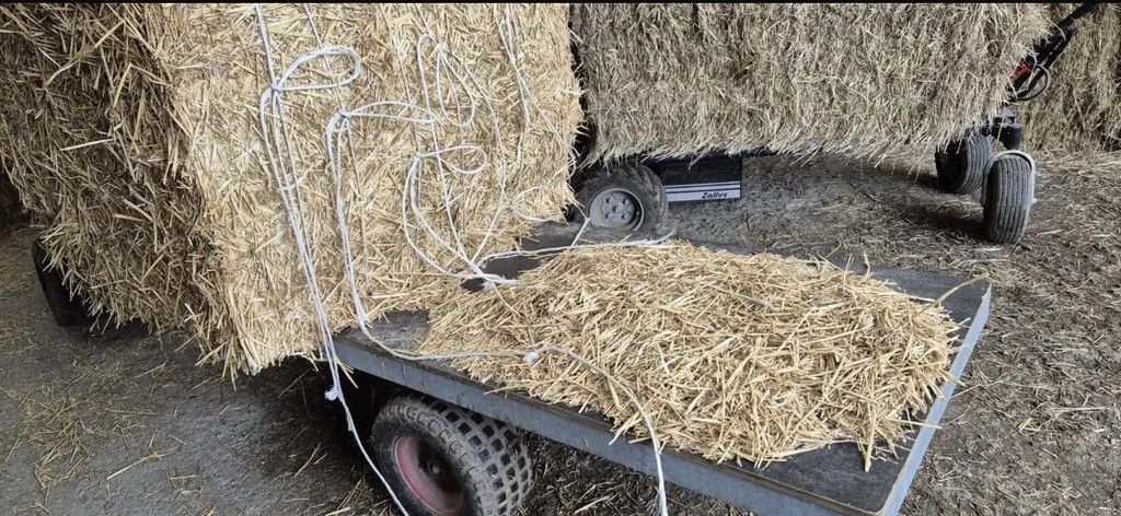 Hooiwagen Balenwagen hooiwagen paardenmanege