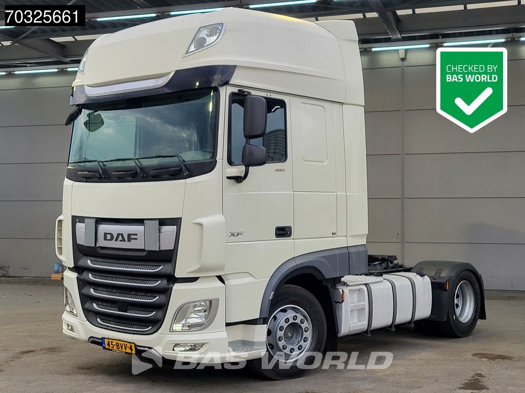 DAF XF 480 4X2 NL-Truck APK SSC Retarder 2x Tanks Standklima ACC 90% Tyres