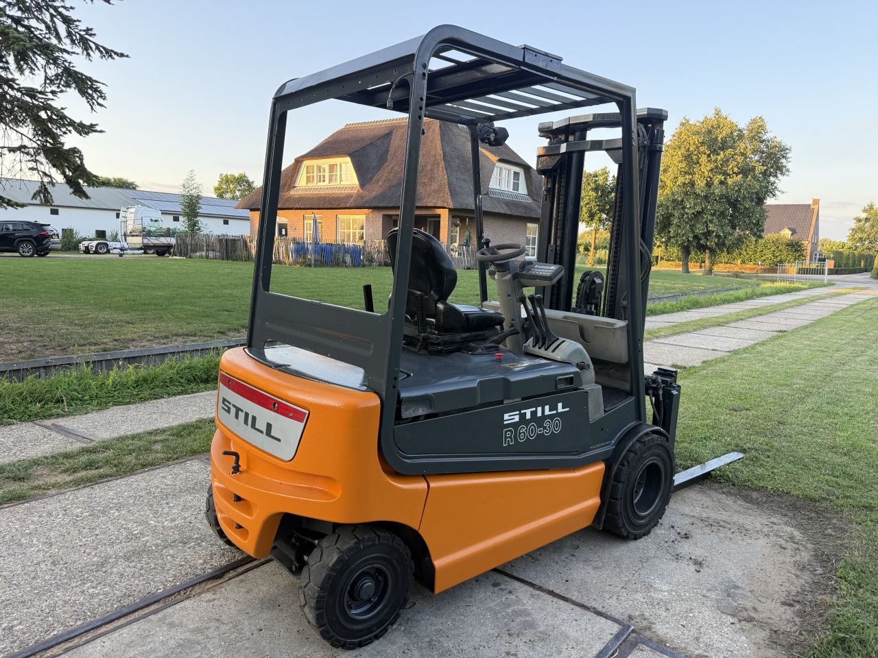 Still 3 tonner elektrische heftruck triplo freelift Sideshift
