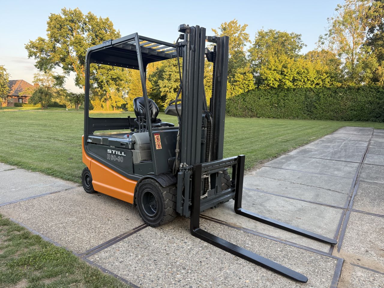 Still 3 tonner elektrische heftruck triplo freelift Sideshift