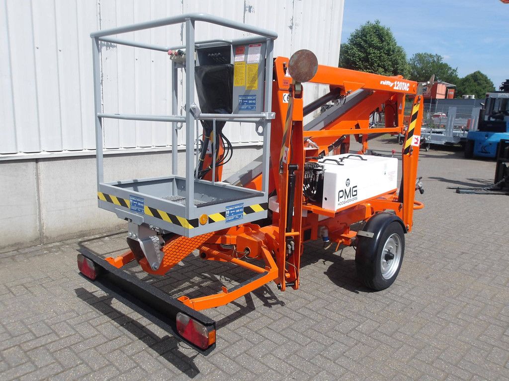 Anhängermontierte Hubarbeitsbühne Nifty 120TAC Electric 12,20 m 2016