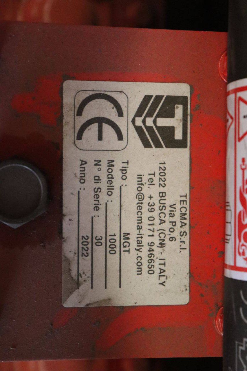 Power harrow Tecma MGT 1000 2022
