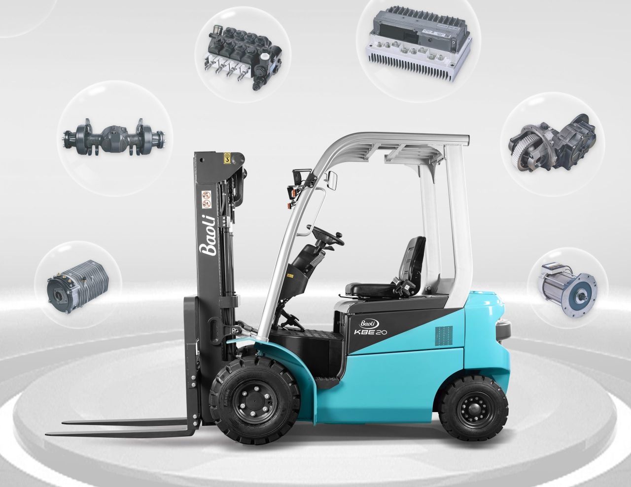 Nieuwe overstock machine! Baoli 2500kg elektrische heftruck