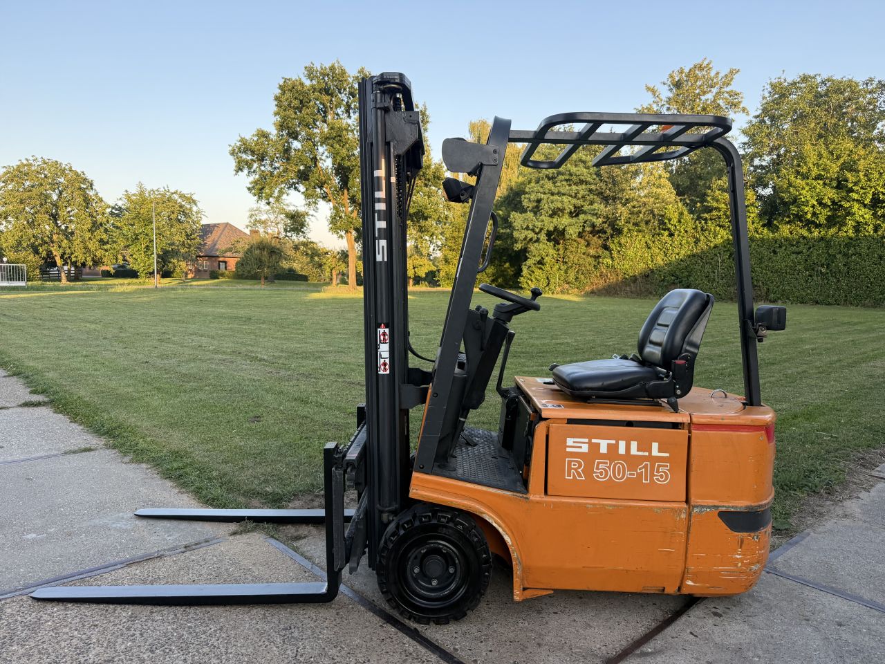 Still 1500KG elektrische heftruck triplo freelift sideshift