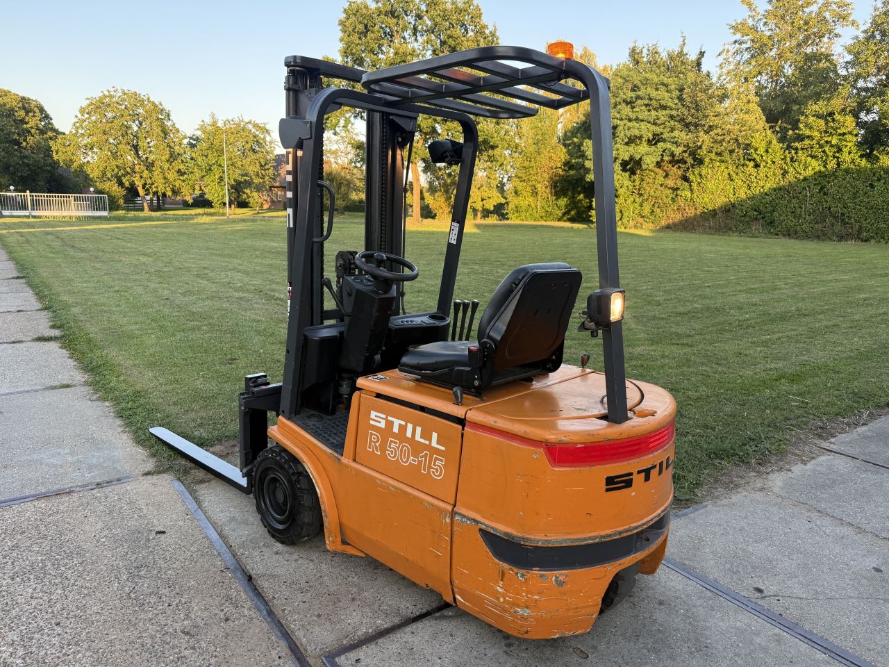 Still 1500KG elektrische heftruck triplo freelift sideshift