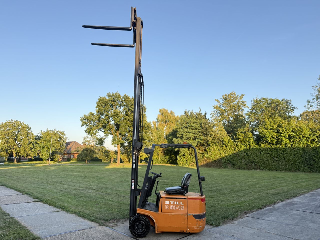 Still 1500KG elektrische heftruck triplo freelift sideshift