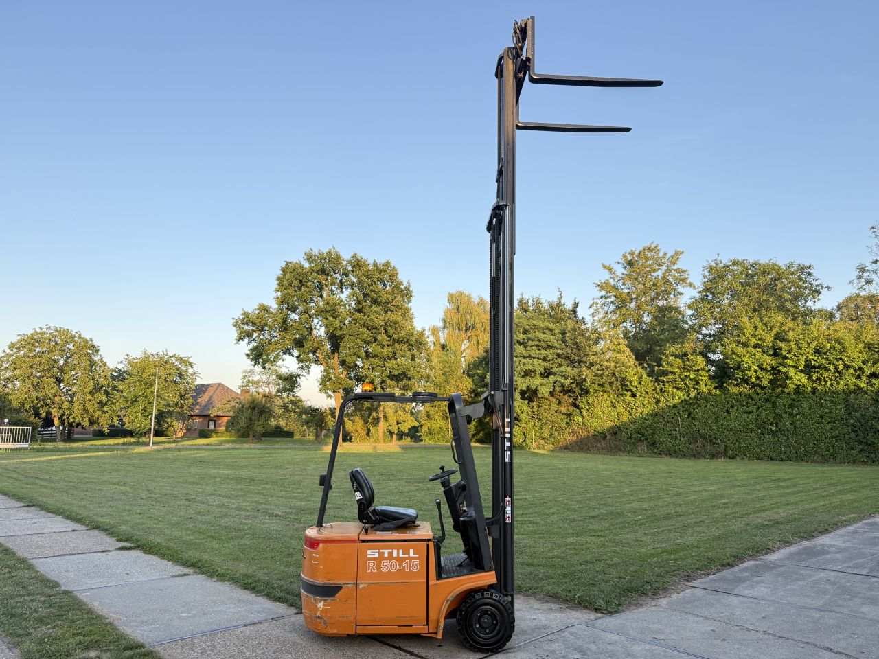 Still 1500KG elektrische heftruck triplo freelift sideshift