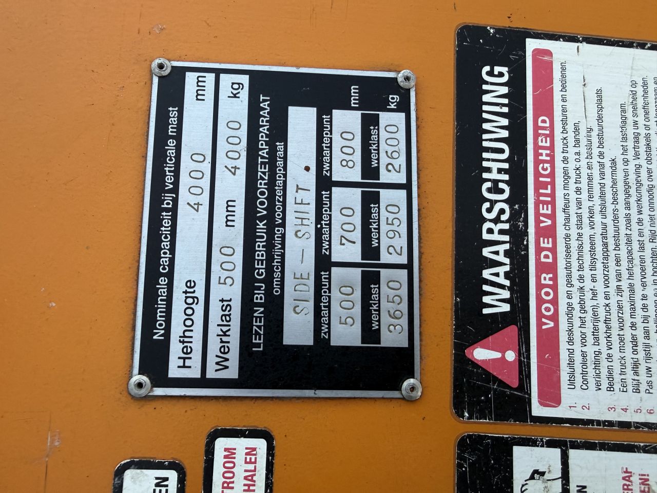 Still 4 tonner elektrische heftruck + Sideshift