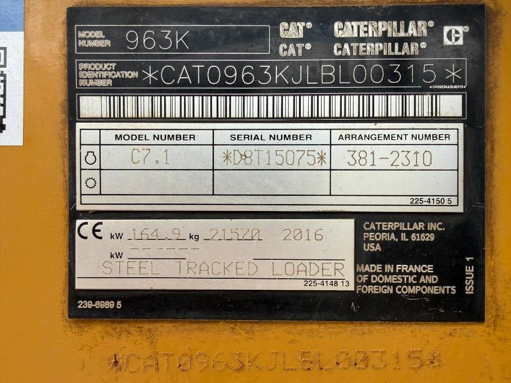 CAT 963K