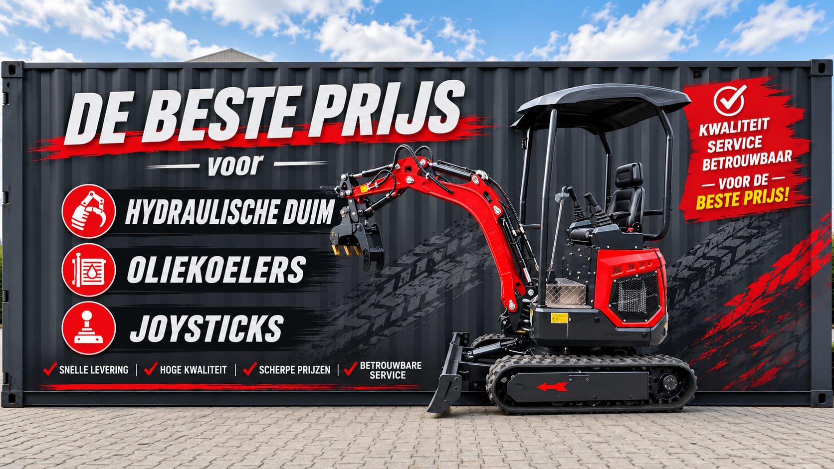 Splinternieuwe Graafmachine Yama S15 Kingway – Direct inzetbaar
