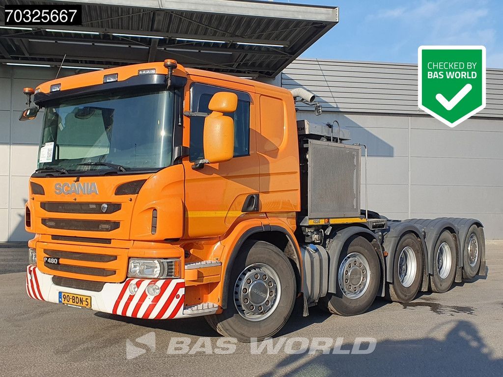 Scania P 480 10X4 150T! Full-Air Retarder Lift+Lenkachse Standklima Leder