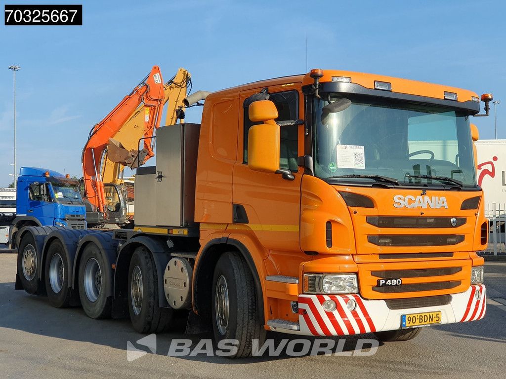 Scania P 480 10X4 150T! Full-Air Retarder Lift+Lenkachse Standklima Leder
