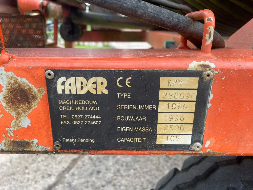 Kaweco Faber 90 mm dikte slang 260 meter lang eigen pomp
