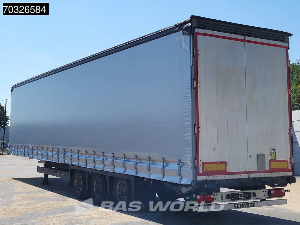 Schmitz Mega mit neue Planen 3 axles Low Deck