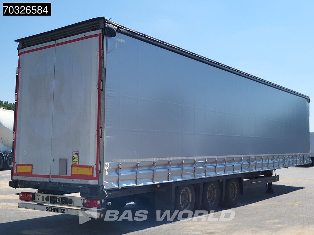 Schmitz Mega mit neue Planen 3 axles Low Deck