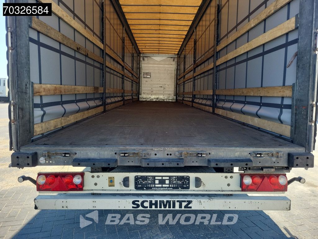 Schmitz Mega mit neue Planen 3 axles Low Deck