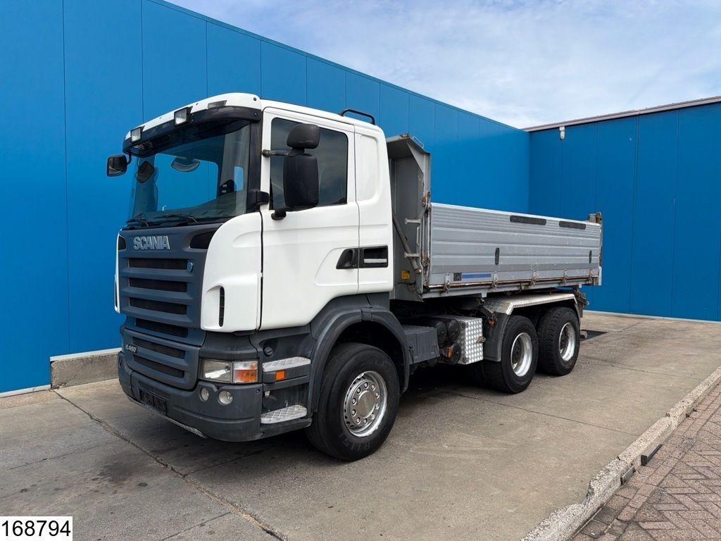 Scania R 480 6x4, Retarder, Manual, Steel suspension