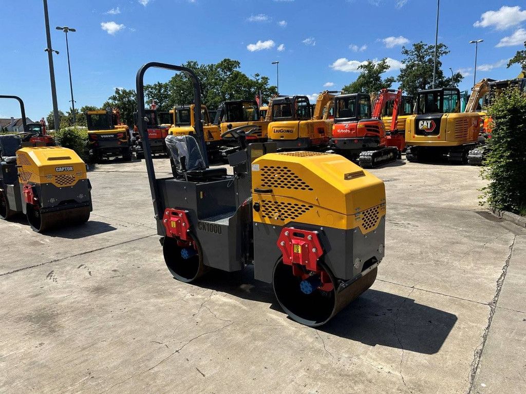 Tandem-Vibrationswalze Captok CK1000 Benzin 2025 Neu